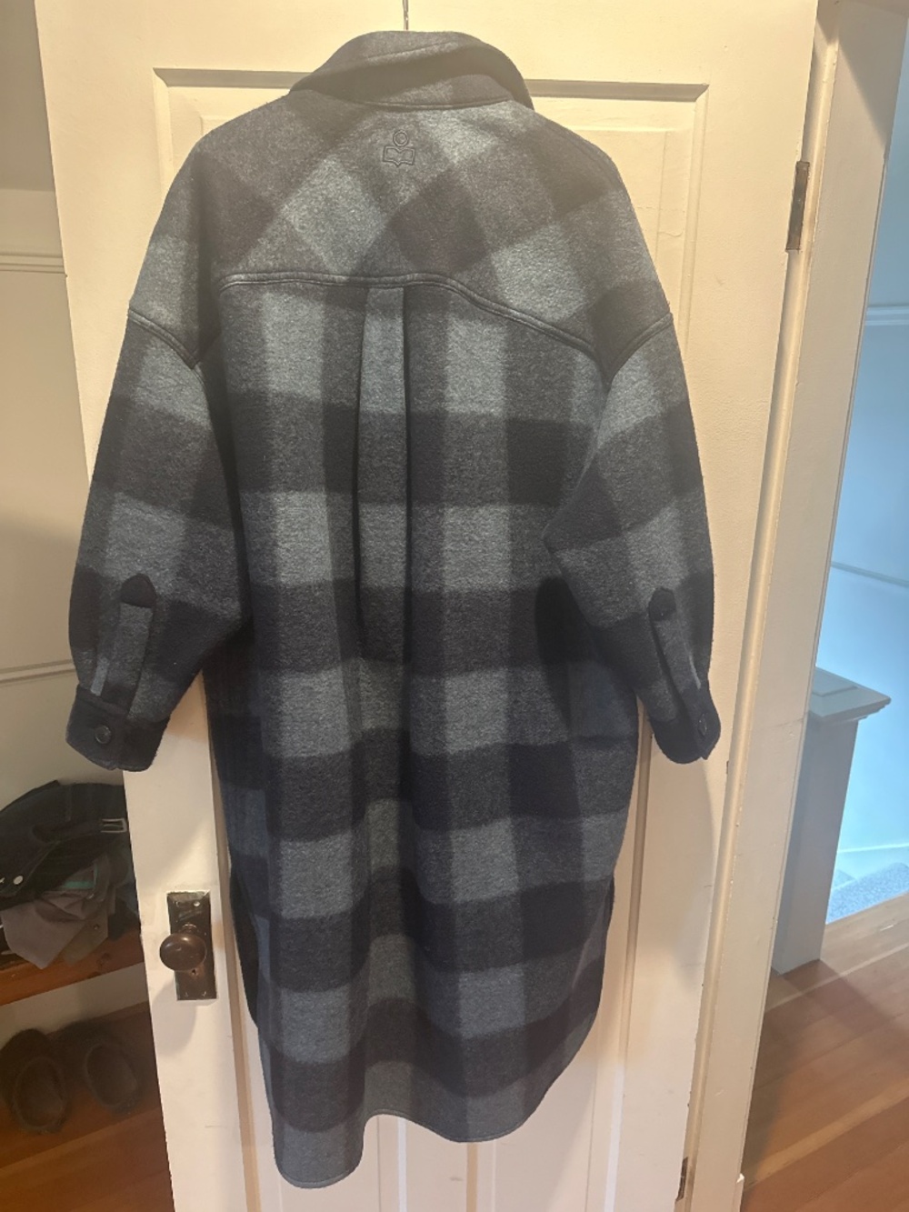 Isabel marant blue check coat - Picture 5 of 7